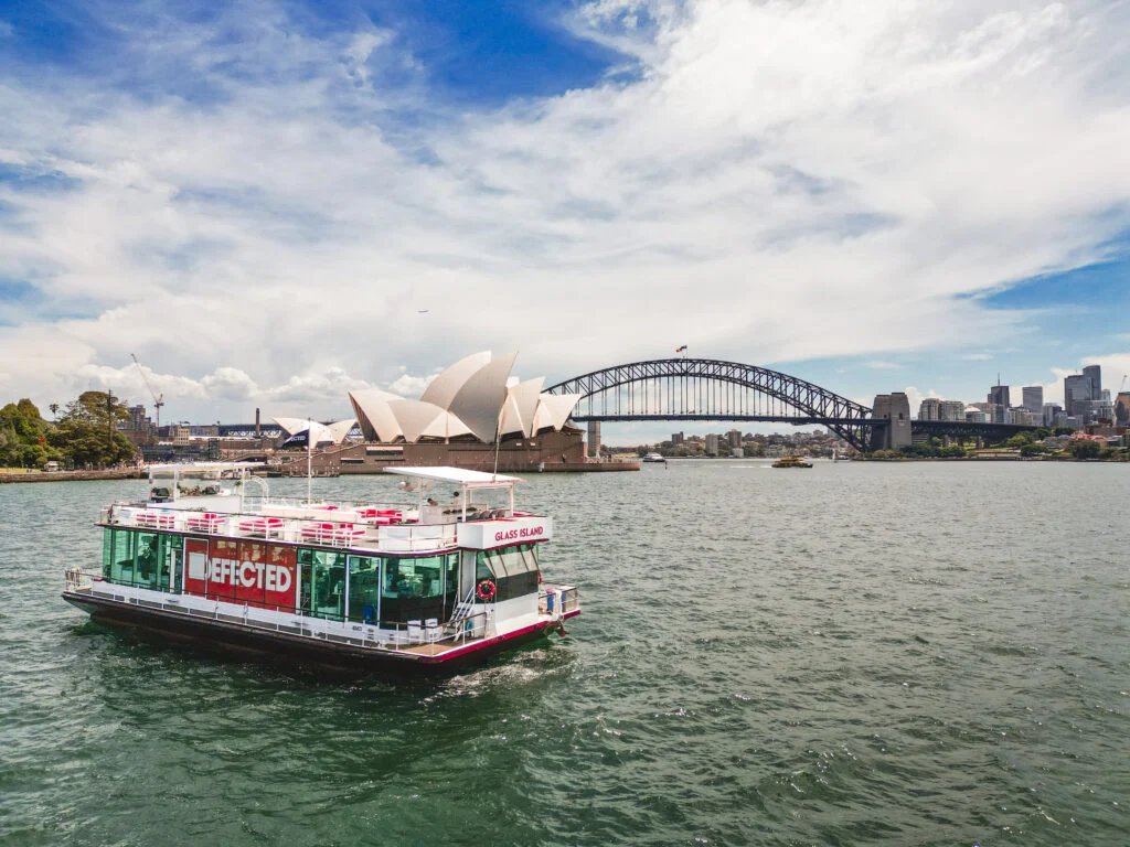 Glass Island on Sydney Harbour